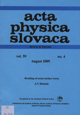 Acta physica Slovaca : reviews & tutorials.