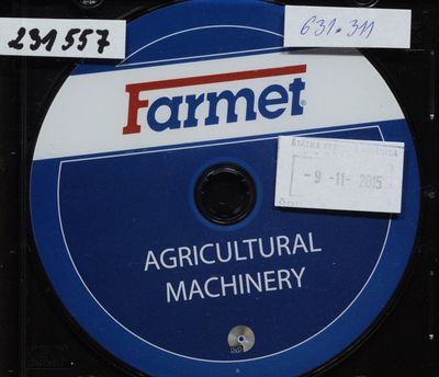 Agricultural machinery.