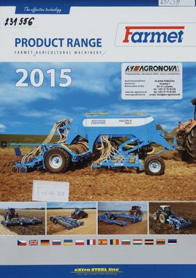 Agricultural machinery. 04/2015