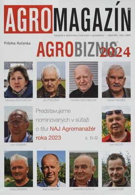 Agro magazín : mesačník o ekonomike a financiách v agrosektore.