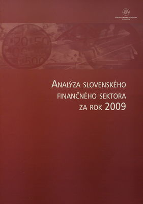 Analýza slovenského finančného sektora za rok 2009.