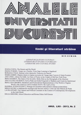 Analele Universitatii Bucuresti. Anul LXII-2013, Nr. 2, Limbi şi literaturi străine.