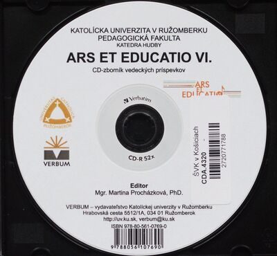 Ars et educatio VI. : CD-zborník vedeckých príspevkov /