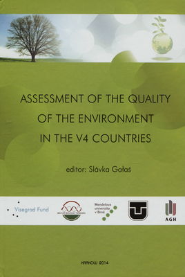 Assessment of the quality of the environment in the V4 countries /