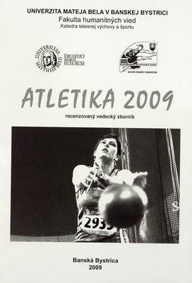 Atletika 2009 : [recenzovaný vedecký zborník] /