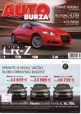Autoburza : motoristicko-inzertný magazín.