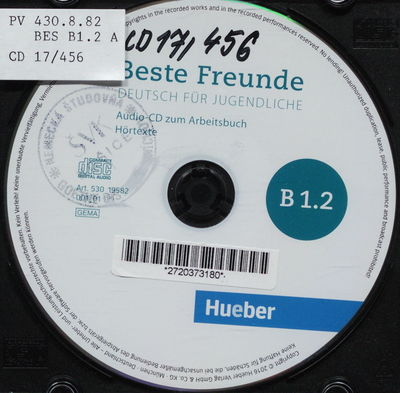 Beste Freunde : Audio-CD zum Arbeitsbuch. Hörtexte. B 1.2. Deutsch für Jugendliche