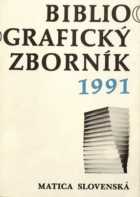 Bibliografický zborník 1991 /
