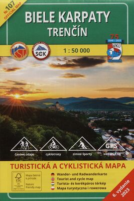 Biele Karpaty ; Trenčín : turistická a cykloturistická mapa : 1:50 000 /