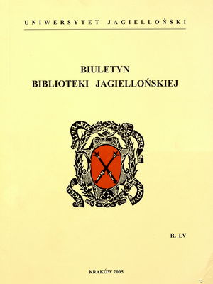 Biuletyn Biblioteki Jagiellońskiej. R.LV /