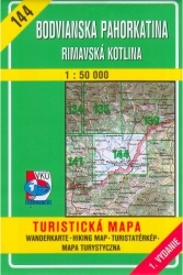 Bodvianska pahorkatina. Rimavská kotlina. : Turistická mapa 1:50 000. /