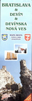 Bratislava & Devín & Devínska Nová Ves mapa mesta.