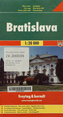 Bratislava plán mesta /