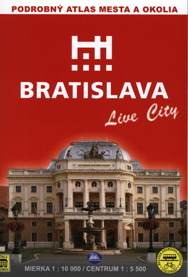 Bratislava podrobný atlas mesta.