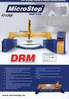 CNC Drilling, Plasma & Oxyfuel cutting machine DRM.