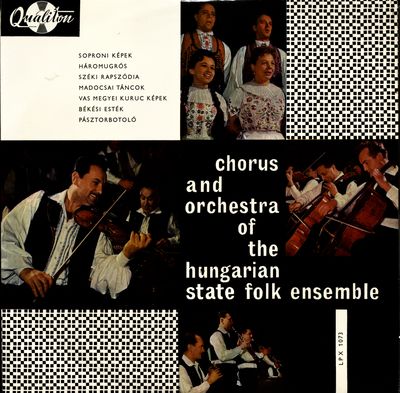 Chorus and orchestra of the Hungarian state folk ensemble