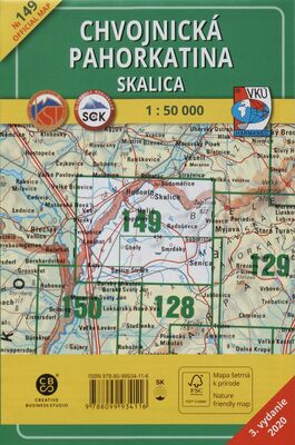 Chvojnická pahorkatina ; Skalica : turistická a cyklistická mapa /