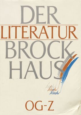 Der Literatur-Brockhaus. Dritter Band, Og-ZZ /