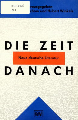 Die Zeit danach : neue deutsche Literatur /