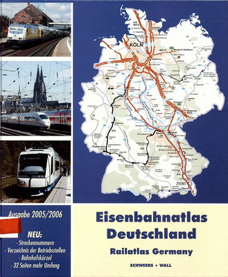 Eisenbahnatlas Deutschland.