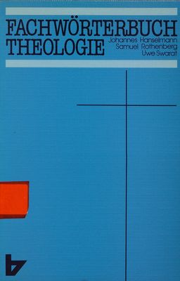 Fachwörterbuch Theologie /