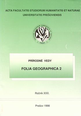 Folia geographica 2 /