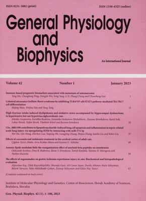 General physiology and biophysics : an international journal.