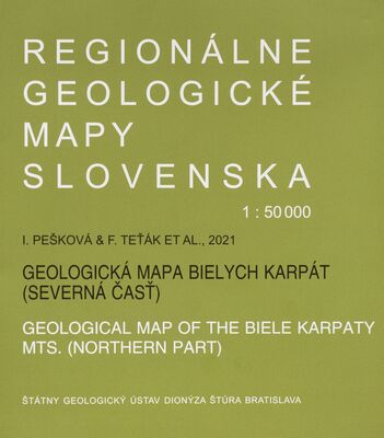 Geologická mapa Bielych Karpát (severná časť) = Geological map of the Biele Karpaty mts. (northen part) /