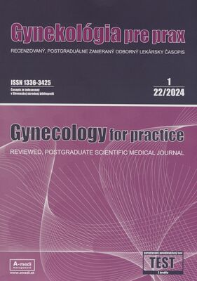 Gynekológia pre prax : recenzovaný, postgraduálne zameraný odborný lekársky časopis.