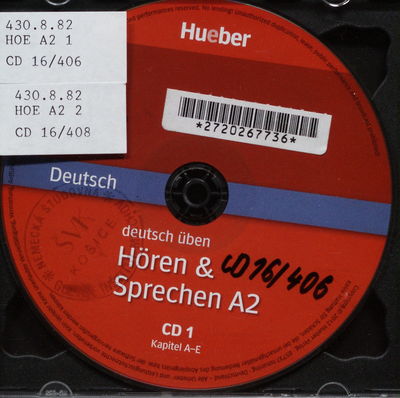 Hören & Sprechen A2 CD 2 von 2 CDs Kapitel F-I