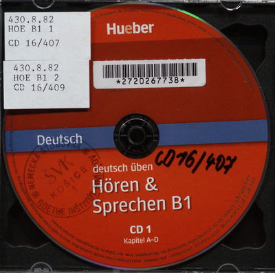 Hören & Sprechen B1 CD 2 von 2 CDs Kapitel E-H