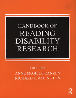 Handbook of reading disability research /