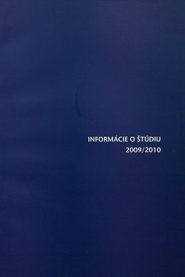 Informácie o štúdiu 2009/2010 /
