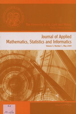 Journal of applied mathematics, statistics and informatics.