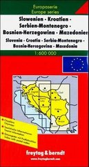 Jugoslawien, Slowenien, Kroatien mit Bosnien-Herzegowina. : Autokarte 1:600 000.