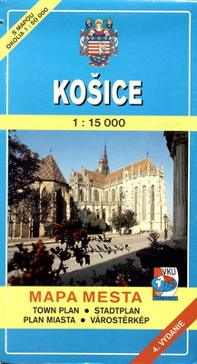 Košice mapa mesta : s mapou okolia /
