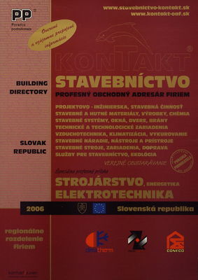 Kontakt Stavebníctvo : profesný obchodný adresár firiem : Slovenská republika 2006