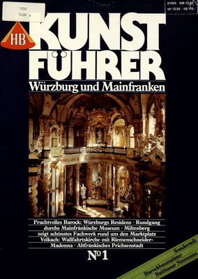 Kunstführer No. 1 : Würzburg und Mainfranken