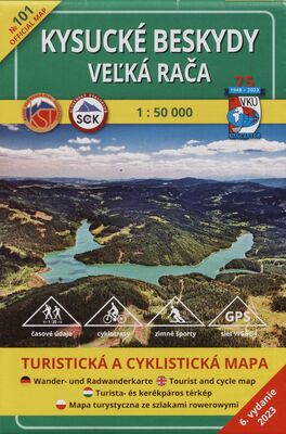 Kysucké Beskydy ; Veľká Rača : turistická a cyklistická mapa 1:50 000 /