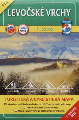 Levočské vrchy turistická a cykloturistická mapa /