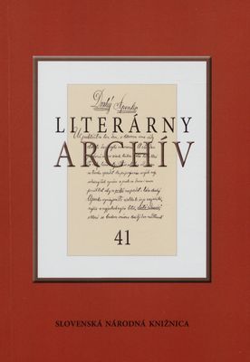 Literárny archív. 41 /