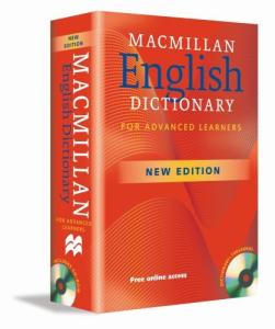 Macmillan English dictionary for advanced learners.