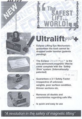 Magnetic lifter the Eclipse Ultralift Plus™.