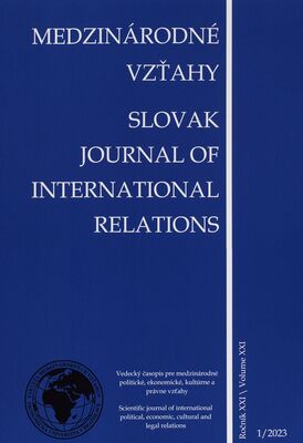 Medzinárodné vzťahy : vedecký časopis pre medzinárodné politické, ekonomické, kultúrne a právne vzťahy Fakulty medzinárodných vzťahov Ekonomickej univerzity v Bratislave.