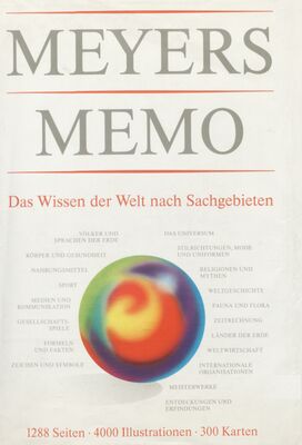 Meyers Memo : das Wissen der Welt nach Sachgebieten /