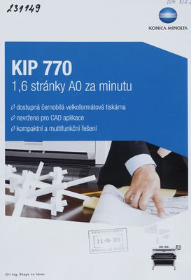 Multifunkční tiskárna KIP 770.