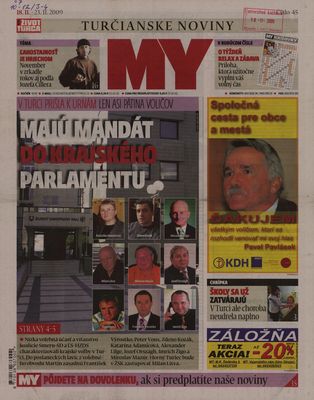 My - Turčianske noviny : najčítanejšie regionálne noviny na Slovensku.