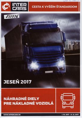 Náhradné diely pre nákladné vozidlá. Jeseň 2017