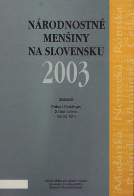 Národnostné menšiny na Slovensku 2003 /