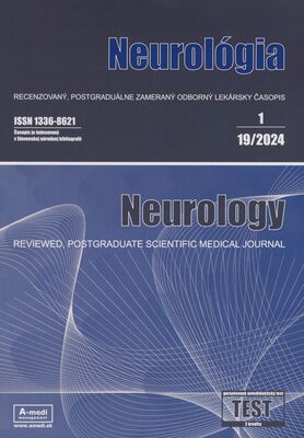 Neurológia : recenzovaný, postgraduálne zameraný odborný lekársky časopis.
